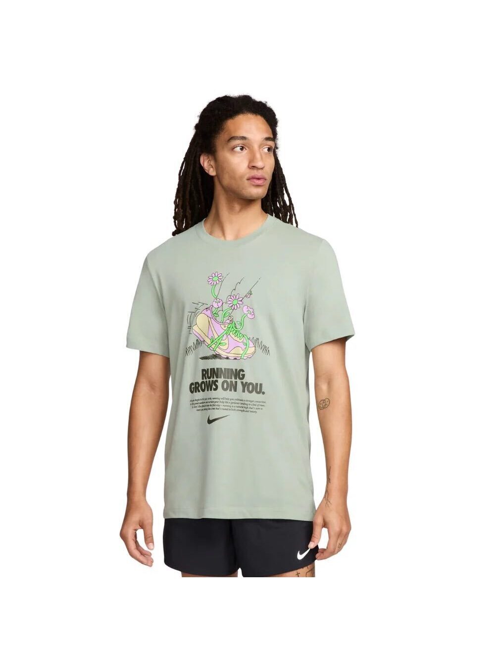 NWT New Nike Men's Dri-FIT "Running Grows On You" T-Shirt - Large